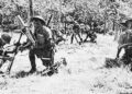 ANGGOTA askar Melayu  menjalani latihan sewaktu zaman pendudukan Jepun satu ketika dahulu.