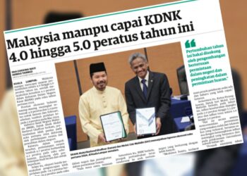 KERATAN laporan Utusan Malaysia.