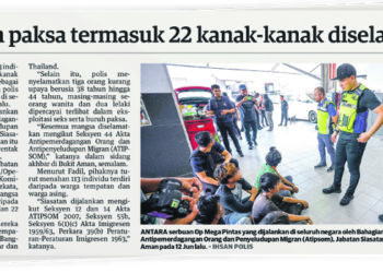 KERATAN Utusan Malaysia 21 JUN 2024