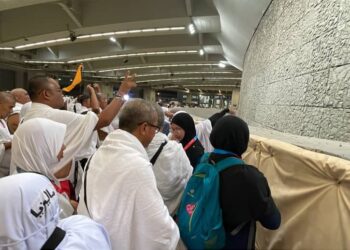 SEBAHAGIAN jemaah haji Malaysia yang melaksanakan Nafar Awwal.