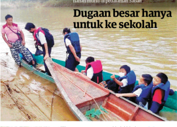 Edisi sulung Utusan Pelajar yang diterbitkan hari ini.