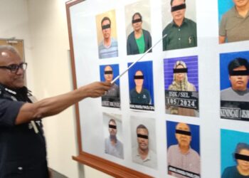 PENGARAH Jabatan Siasatan Jenayah Komersial Bukit Aman ketika sidang akhbar di Menara KPJ, Jalan Tun Razak hari ini.
