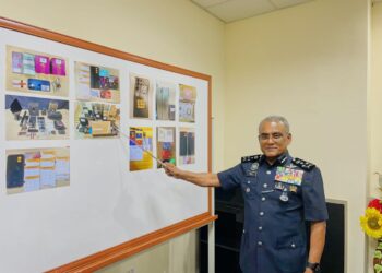 Pengarah Jabatan Siasatan Jenayah Komersial (JSJK) Bukit Aman, Datuk Seri Ramli Mohamed Yoosuf dalam sidang akhbar hari ini.