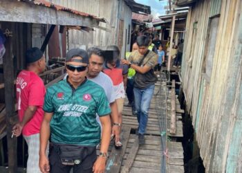 AHANAN KPDN yang melarikan diri ditangkap semula di Kampung Mesra Sri Jaya, Semporna semalam-IHSAN PDRM