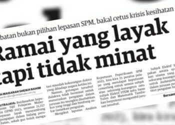 KERATAN akhbar laporan Utusan Malaysia.