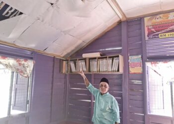 ANUAR Abdul Rahman menunjukkan bangunan Pemulihan Dalam Komuniti (PDK) Cahaya Warisan Mentakab yang perlu dinaik taraf demi keselamatan dan keselesaan pelatih.