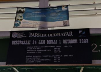 SENARAI kadar bayaran tempat letak kereta dia Hospital Pakar Kanak-Kanak, Universiti Kebangsaan Malaysia (HPKK UKM), Bandar Tun Razak, Kuala Lumpur yang membebankan pelanggan.