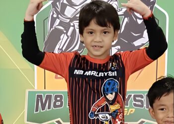 DAYYAN ADAM ZAFRI Muhammad Farid Ariffin terus cemerlang dalam sukan push bike yang disertai sejak tiga tahun lalu.