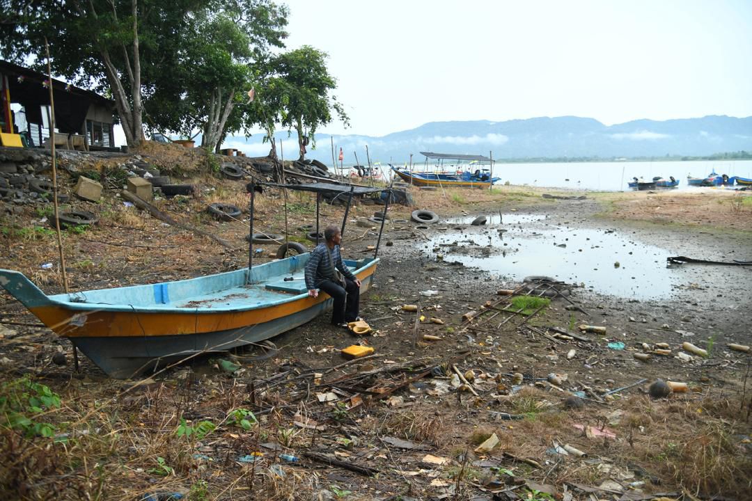 Paras Tasik Timah Tasoh kritikal