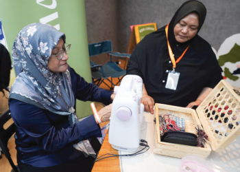 PAMERAN sempena program SEEd.Lab anjuran bersama Petronas dan Enoku di Petrosains di sini, baru-baru ini.-UTUSAN/FAUZI BAHARUDIN