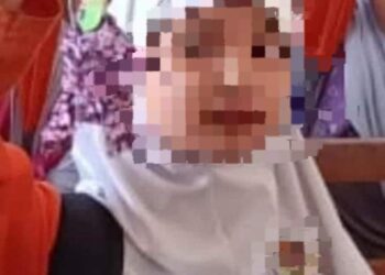 SALAH seorang kanak-kanak yang selamat dalam kejadian itu.