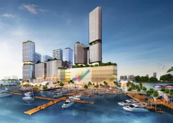 BANDAR mega, Lido Waterfront Boulevard, Johor Bahru, Johor yang akan dibangunkan oleh Tropicana.