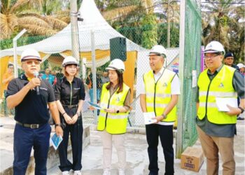 Nie Ching melawat  melawat Tapak Menara Komunikasi Kampung Murni Jaya 2, Kulai.
