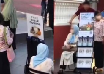 AKTIVITI berkaitan agama Kristian, dipercayai berlaku di hadapan Surau Warisan berhadapan Bangunan Stadthuys, Banda Hilir, Melaka.