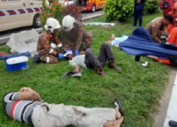 SEORANG pengguna jalan raya dilaporkan maut dalam kemalangan melibatkan tujuh  kenderaan di Kilometer 26 Lebuh Raya Pasir Gudang, Johor Bahru, petang tadi.