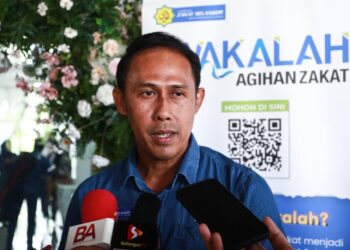 MOHD. Sabirin ketika ditemui pemberita pada program Dizkopi Zakat Selangor. - AFIQ RAZALI