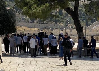 PENDUDUK Israel melakukan pencerobohan ke atas Masjid al-Aqsa.-AGENSI