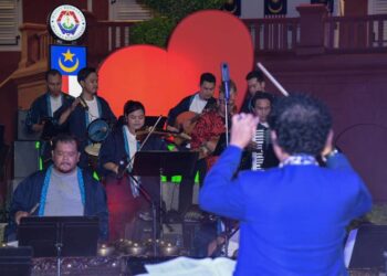PROGRAM Melaka Bila Larut Malam di Dataran Stadthuys, Banda Hilir, Melaka.
