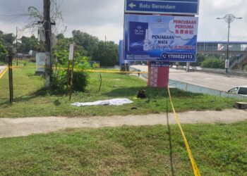 MANGSA berusia 39 tahun maut dipercayai terkena renjatan elektrik ketika melakukan kerja-kerja memotong rumput di Taman Perkota, Bukit Baru, Melaka.