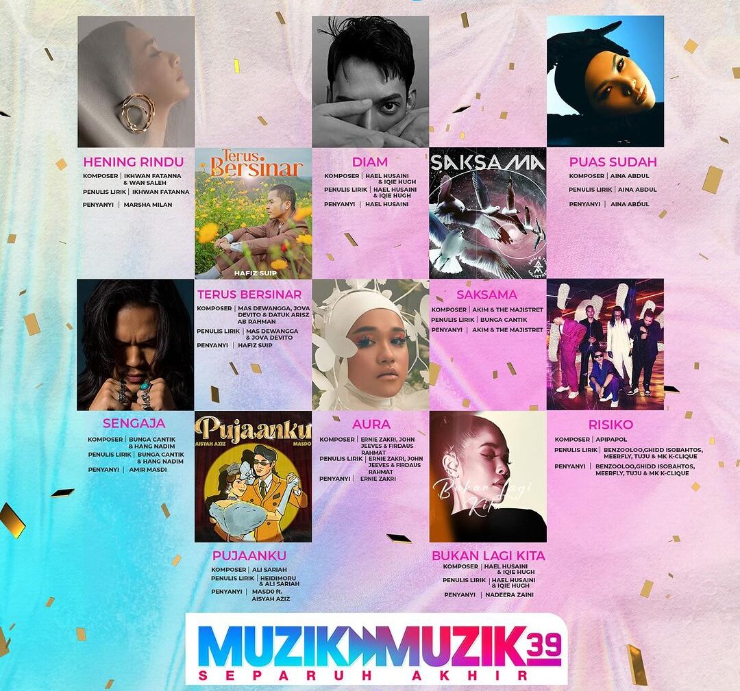 10 lagu layak ke AJL39