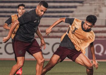 PEMAIN Selangor FC menjalani latihan menjelang pertembungan dengan Cebu FC dalam saingan ACL2 , hari ini.