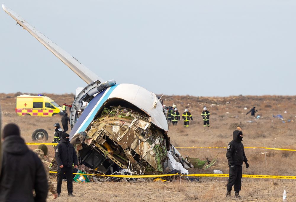 Russia tembak pesawat Azerbaijan Airlines?
