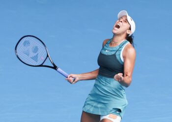 MADISON Keys mara ke pusingan ketika Terbuka Australia. - AFP