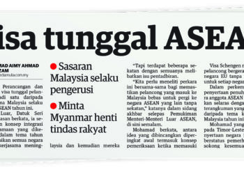 UTUSAN MALAYSIA 20 Januari 2025