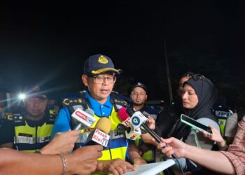 MOHAMMAD Yusoff Abustan dalam sidang akhbar mengenai Operasi Khas Ambang Tahun Baharu 2025 di Meru Raya di Ipoh semalam. - UTUSAN