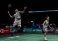 MAN Wei Chong-Tee Kai Wun Tunduk kepada gandingan muda Denmark, William Kryger Boe-Christian Faust Kjaer, 21-15, 19-21, 18-21 dalam aksi pusingan kedua Kejohanan Badminton Terbuka Thailand di Bangkok, hari ini.