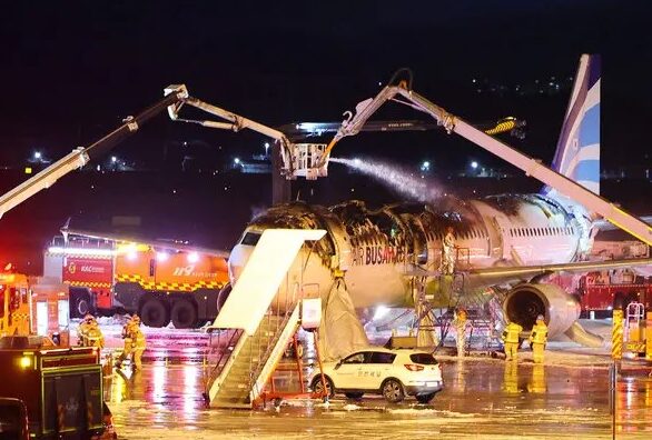 Pasukan khas ditubuh siasat punca kebakaran pesawat Air Busan