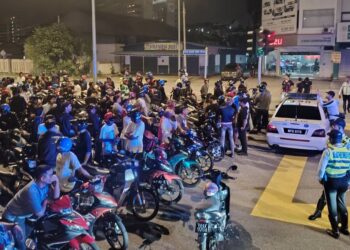 OPERASI Samseng Jalanan di Jalan Tun Razak dan Jalan Semarak, di sini awal pagi tadi.