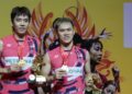 Man Wei Chong dan Tee Kai Wun muncul juara badminton Indonesia Masters 2025 pada awal tahun ini - AFP