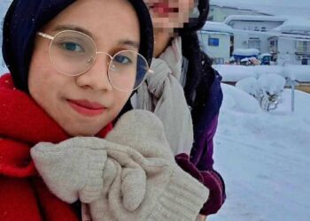 NURIN HANNANI (kiri) yang dilaporkan hilang dan tidak dapat dihubungi sejak 27 Januari lalu ditemui selamat, petang tadi.