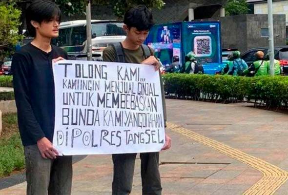 Dua beradik mahu jual ginjal bebaskan ibu daripada tahanan polis