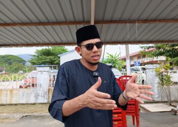 NABIL Ahmad ketika ditemui Media Mulia, di Pekan Rembau, di sini, hari ini. - UTUSAN/NOR AINNA HAMZAH.