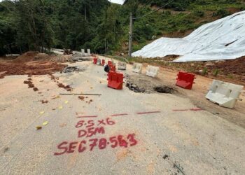 LALUAN di Kilometer 78, Jalan Gua Musang-Lojing berhampiran Kampung Jekjok, Pos Brooke di sini yang sebelum ini ditutup akibat tiga kejadian lubang benam akan dibuka satu lorong kepada kenderaan ringan sebelum 28 Mac ini.