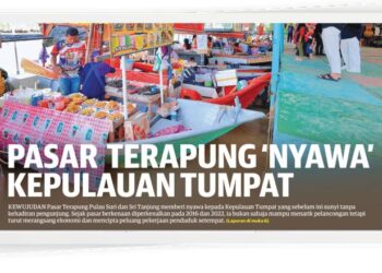 KERATAN akhbar muka depan Mingguan Malaysia semalam.