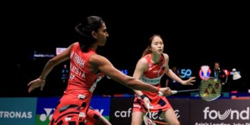 Pearly Tan-M Thinaah masih berdepan masalah mengekalkan konsistensi ketika menentang lawan. - UTUSAN/SHIDDIEQIIN ZON