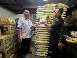 30 tan beras tempatan mula tiba di Perlis