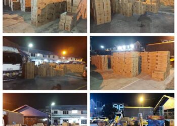 SEBAHAGIAN mercun yang dirampas Briged Tenggara selepas menyerbu sebuah premis di Kampung Bunohan, Tumpat, Kelantan semalam.-IHSAN PGA.