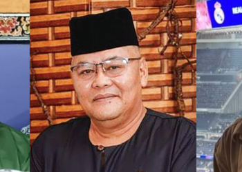 DARI kiri: OTHMAN SALLEH, ROSLEE AMAN dan SYED ALWI