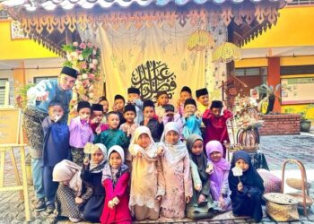 SAMBUTAN Semarak Kasih Syawal SK Pendok 2025 ternyata berjaya mencapai matlamatnya  semarakkan suasana Aidilfitri.