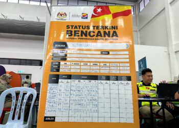 STATUS terkini mangsa di PPS Masjid Putra Heights menunjukkan peningkatan. - UTUSAN/AIMAN ALI