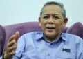 AMINUDDIN Harun ketika ditemui pemberita di Seremban hari ini.