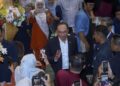 ANWAR Ibrahim ketika hadir pada Majlis Sambutan Hari Raya Aidilfitri 2025/1446H Peringkat Kementerian Kewangan di Putrajaya hari ini. - UTUSAN/FAISOL MUSTAFA