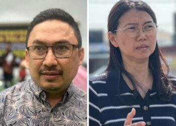 Noor Amin Ahmad (kiri) dan Gan Ay Ling