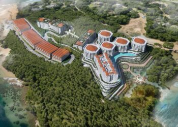 ILUSTRASI grafik projek Aman Seterra Sanctuary yang akan dibangunkan di Temoyong Langkawi.
