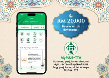 PENGGUNA lebuh raya yang mematuhi jadual perjalanan digital menerusi aplikasi  berpeluang memenangi hadiah sehingga RM20,000.