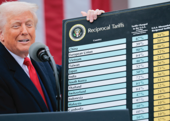 Presiden AS Donald Trump mengumumkan pelaksanaan tarif asas sebanyak 10 peratus dan duti import lebih tinggi pada 2 April lalu.